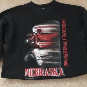 Vintage Nebraska cornhuskers football crewneck